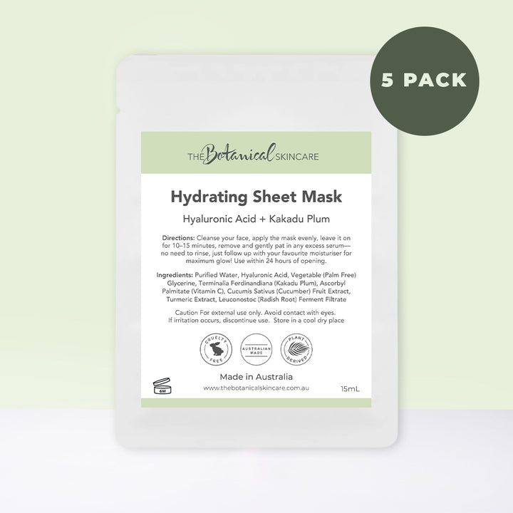 Hydrating Sheet Mask (5 Pack)